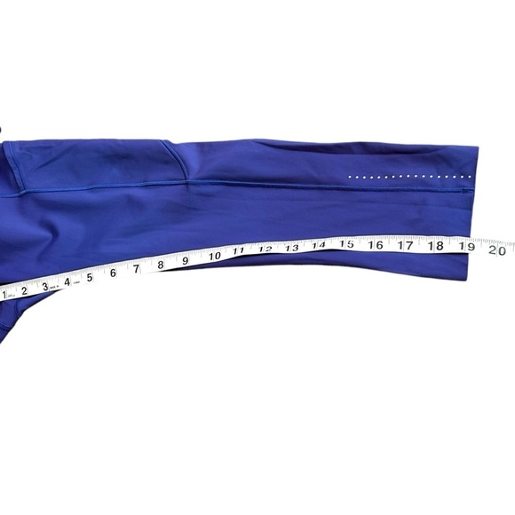 Lululemon Fast & Free Crop II *Nulux 19" -Stony Grape- Size 4 - Picture 13 of 13